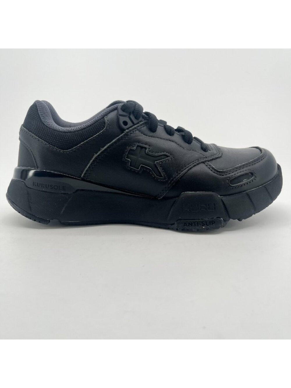 Kuru Kinetic 2.0 Womens Size 6 Black Athletic Leather Walking Shoes Sneakers